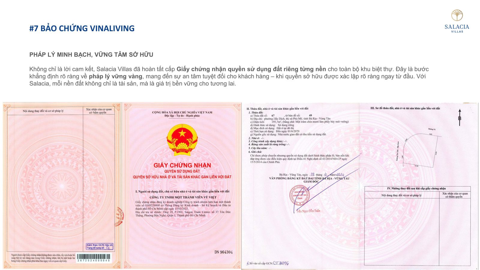 Bảo chứng từ Vinaliving